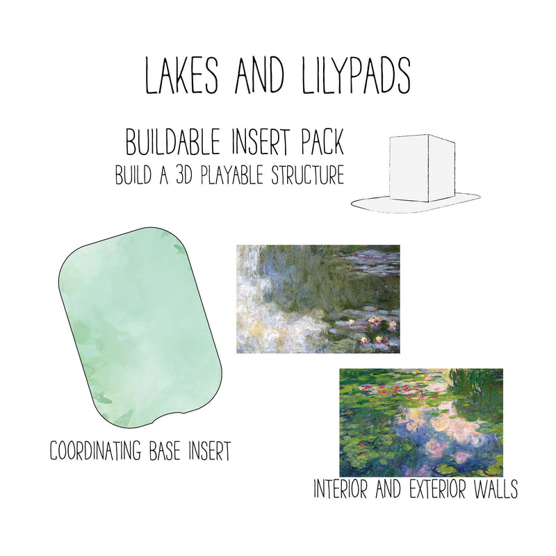Lakes and Lily Pads- Claude Monet Buildable Insert Pack