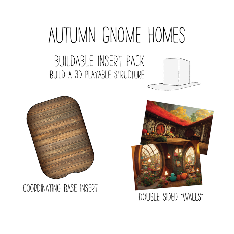 Autumn gnome Homes Buildable Insert Pack