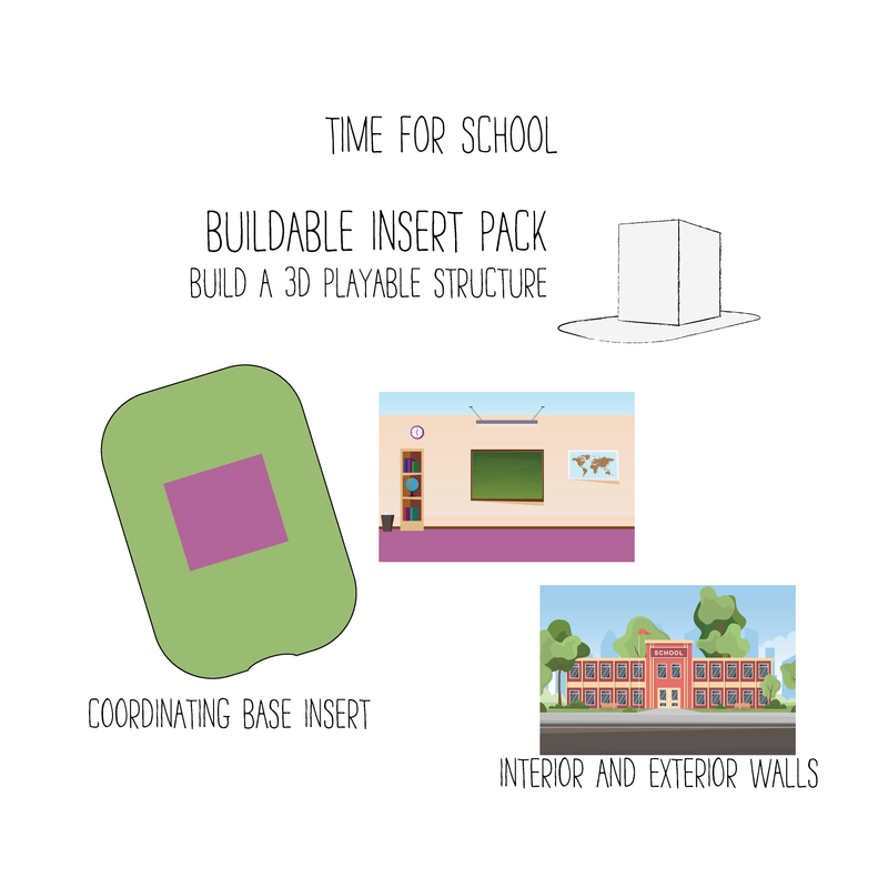 Time for School Buildable Insert Pack