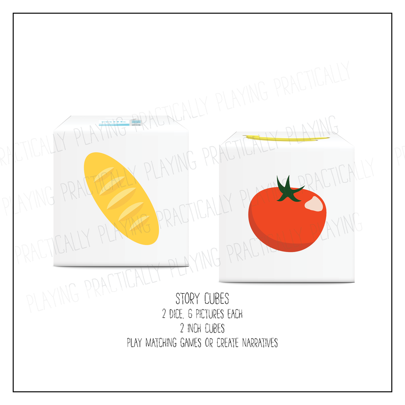Grocery Store Card Pack & Print and Fold Box