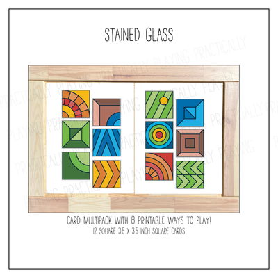 Stained Glass Card Pack & Print and Fold Box
