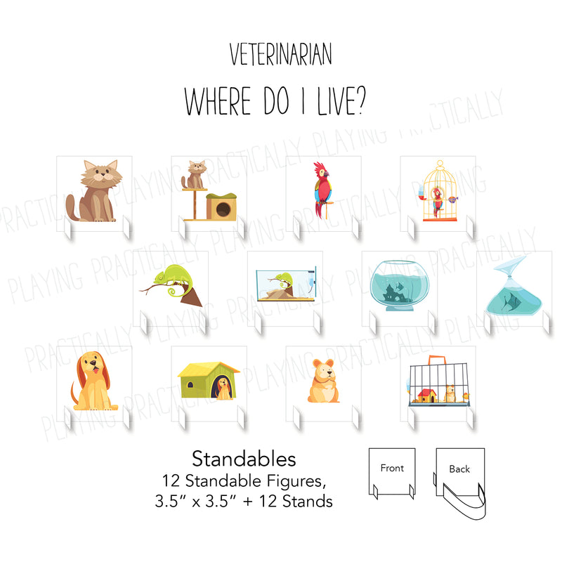 Vet Card Pack - Where do I live?