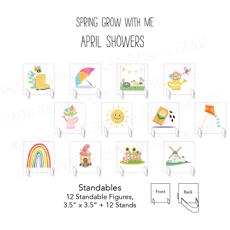 Spring Grow with Me Card Pack: April Showers