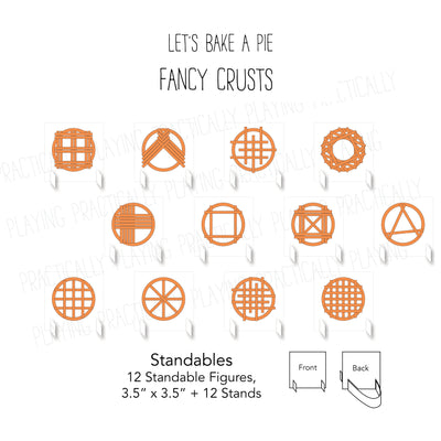 Let's Bake a Pie- Fancy Crusts Cards and Cubes