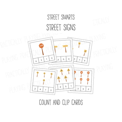 Street Smarts Card Pack- Street Signs