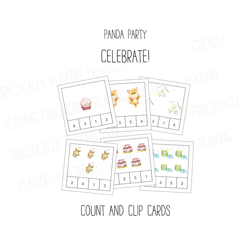 Panda Party Card Pack