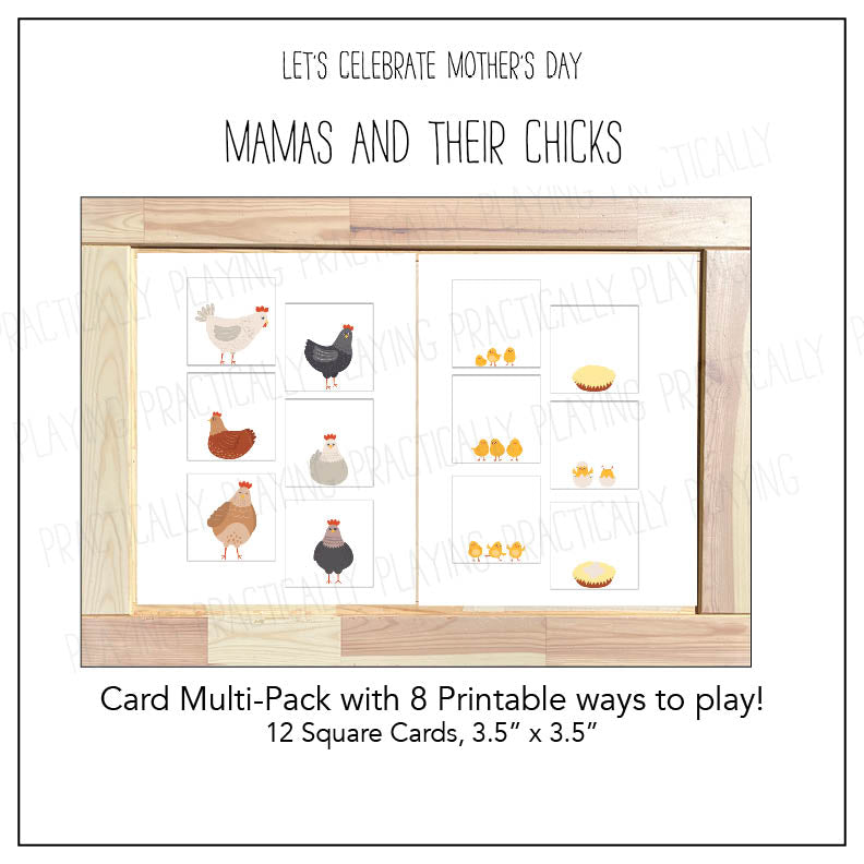 Mamas and their chicks Card Pack