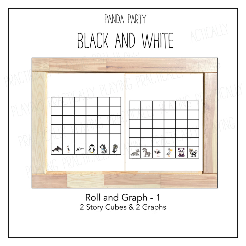 Panda Party- Black and White Card Pack