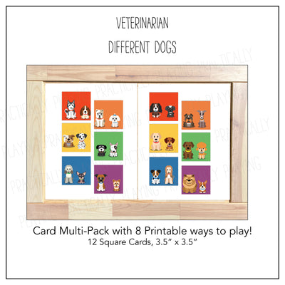 Vet Card Pack - Different Dogs