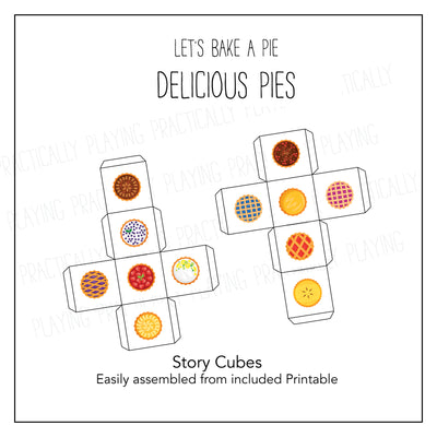 Let's Bake a Pie- Delicious Pie Cards and Cubes