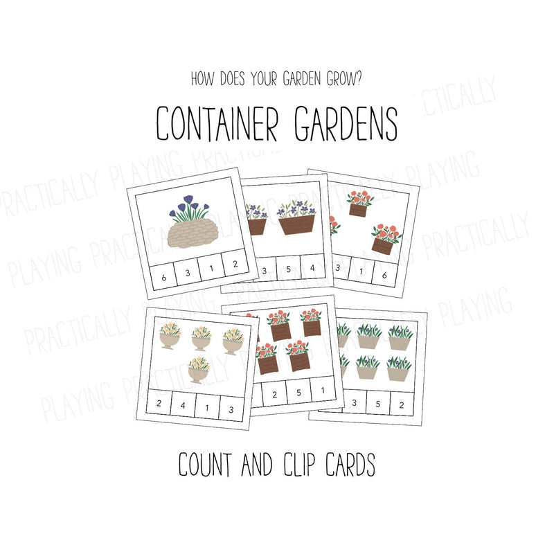 Gardening Card Pack- Container Gardens