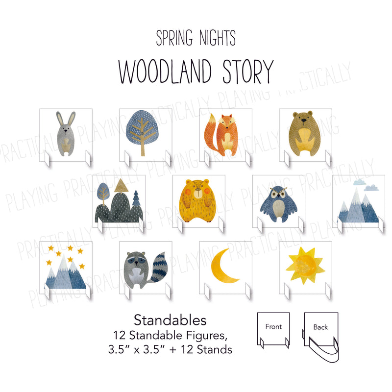 Spring Nights Card Pack, Woodland Story