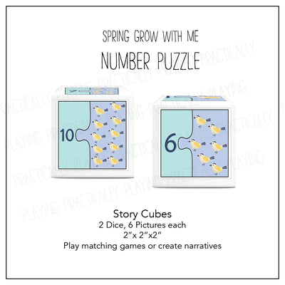 Spring Grow with Me Card Pack: Number Puzzle