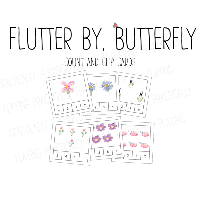Flutter By, Butterfly Look and Find Card Pack