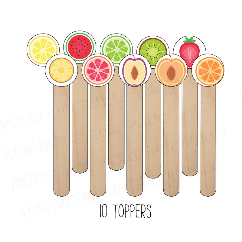 Lemonade Stand Craft Stick Covers and Toppers A