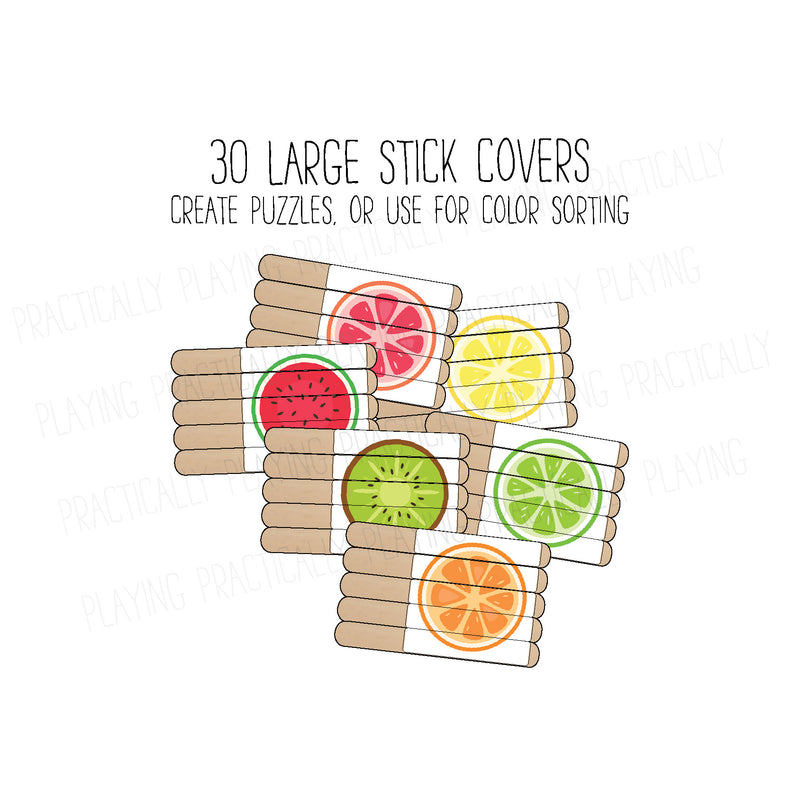 Lemonade Stand Craft Stick Covers and Toppers A