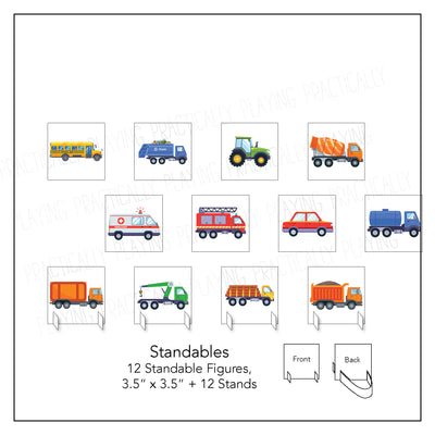 Wheels on The Bus Card Pack & Print and Fold Box