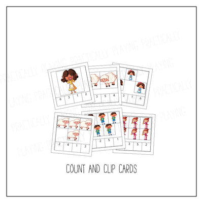 Mary Had a Little Lamb Card Pack & Print and Fold Box