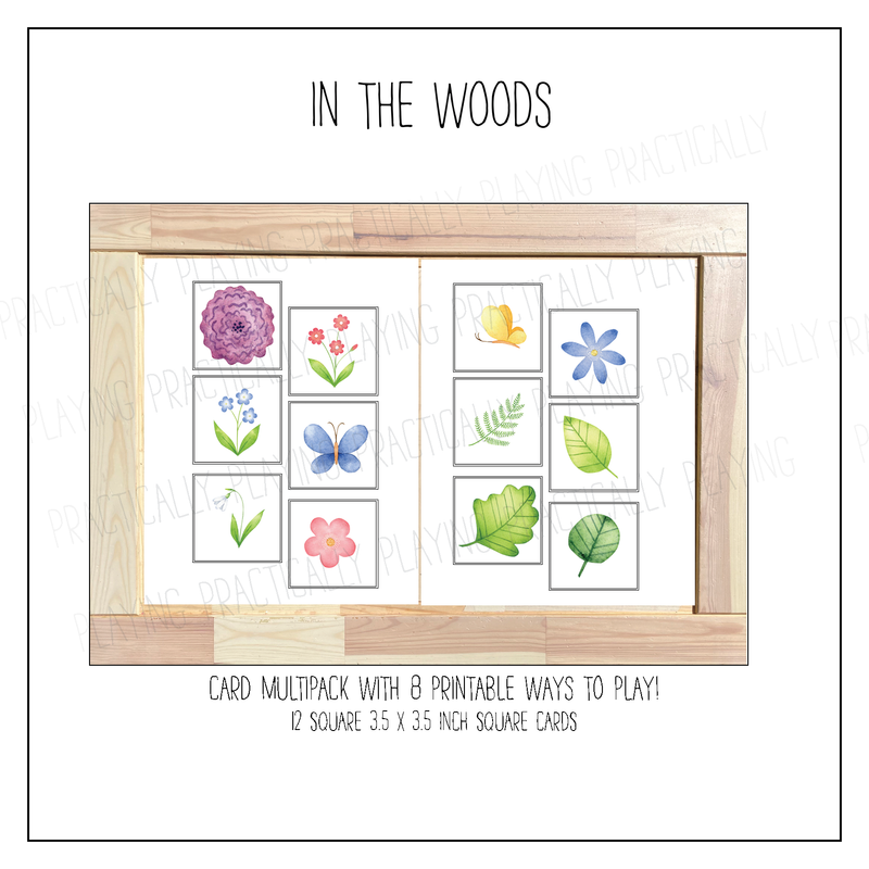 Into the Woods Card Pack with free Print and Fold Storage Box