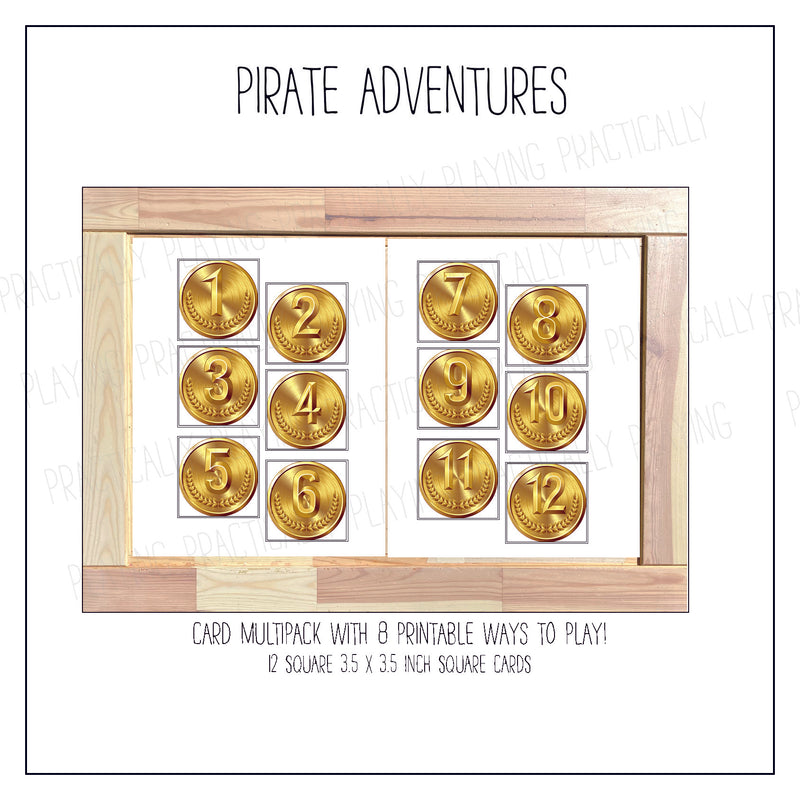 Pirate Adventures Card Pack & Print and Fold Box A