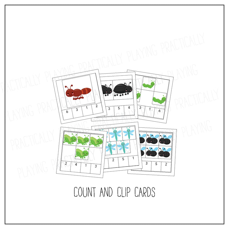 Cute Bugs Card Pack & Print and Fold Box