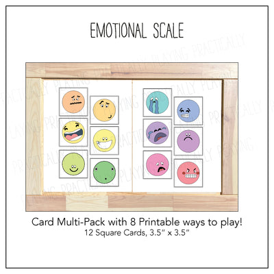 Emotional Scale Card Pack & Print and Fold Box A