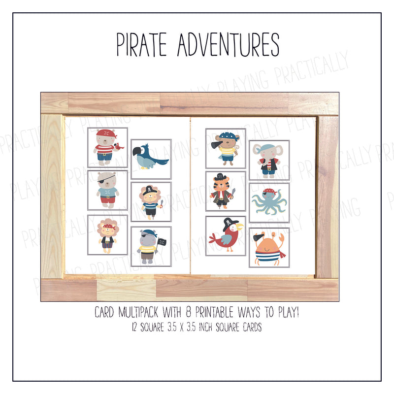 Pirate Adventures Card Pack & Print and Fold Box B