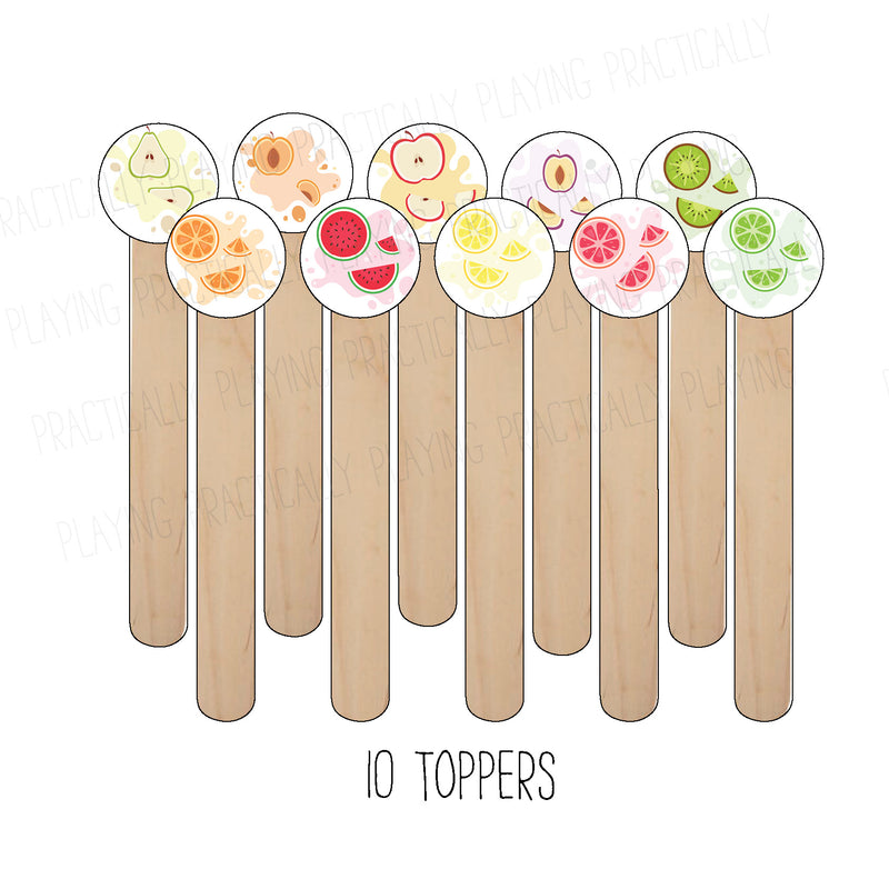 Lemonade Stand Craft Stick Covers and Toppers C