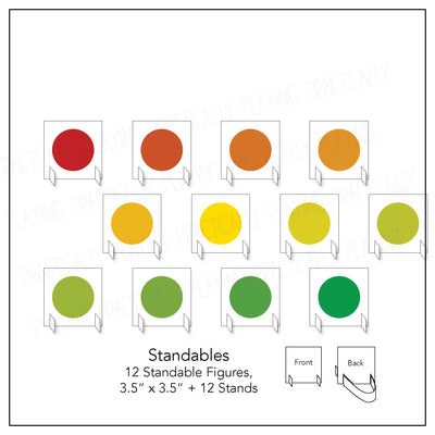 Emotional Scale Card Pack & Print and Fold Box C