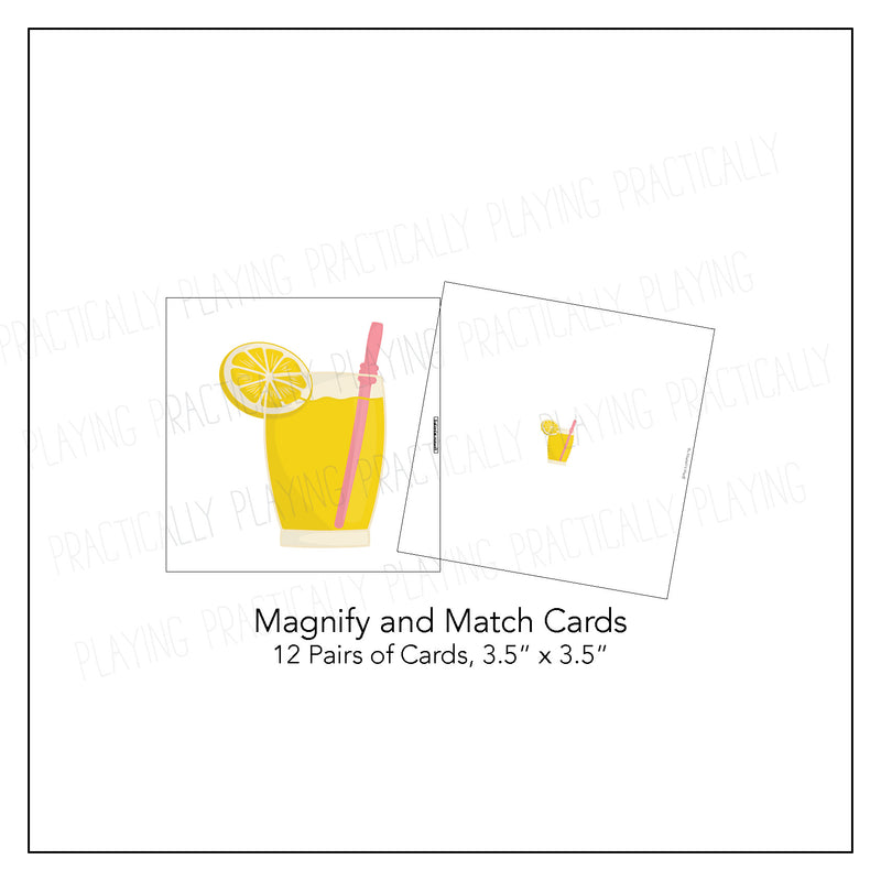 Lemonade Stand Card Pack & Print and Fold Box D