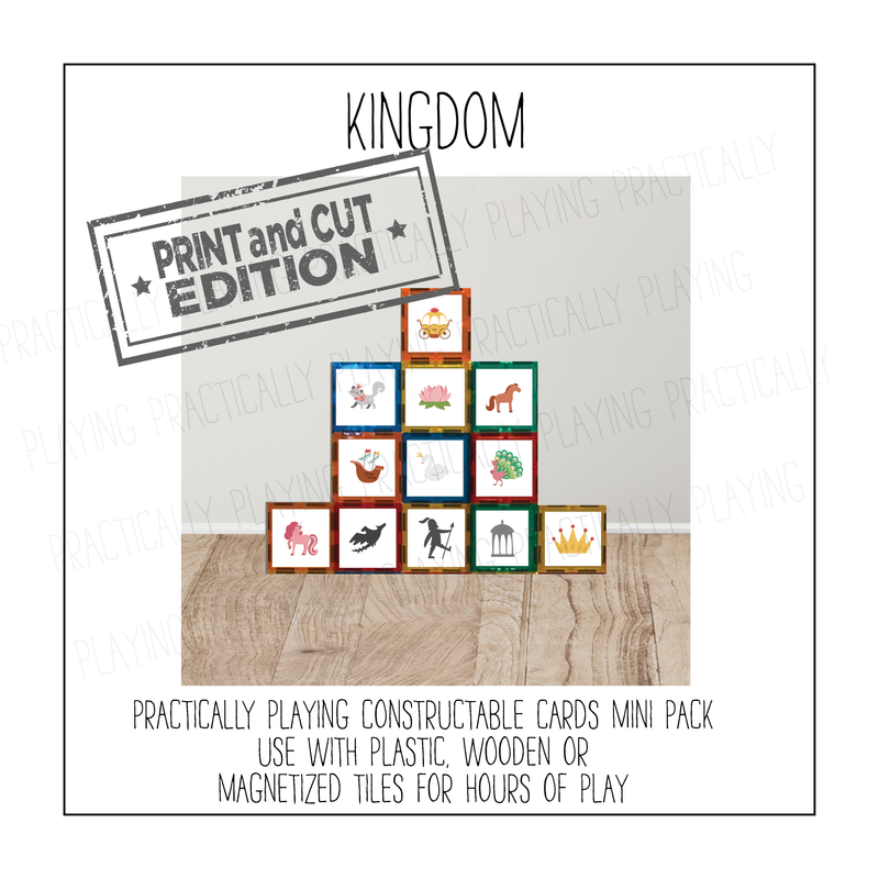 Kingdom Constructable Mini Pack - Cricut Print and Cut Compatible