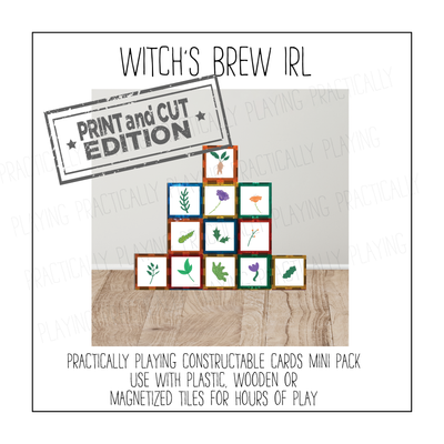 Witches Brew IRL Constructable Mini Pack - Cricut Print and Cut Compatible