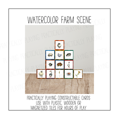 Watercolor Farm Constructable Mini Pack