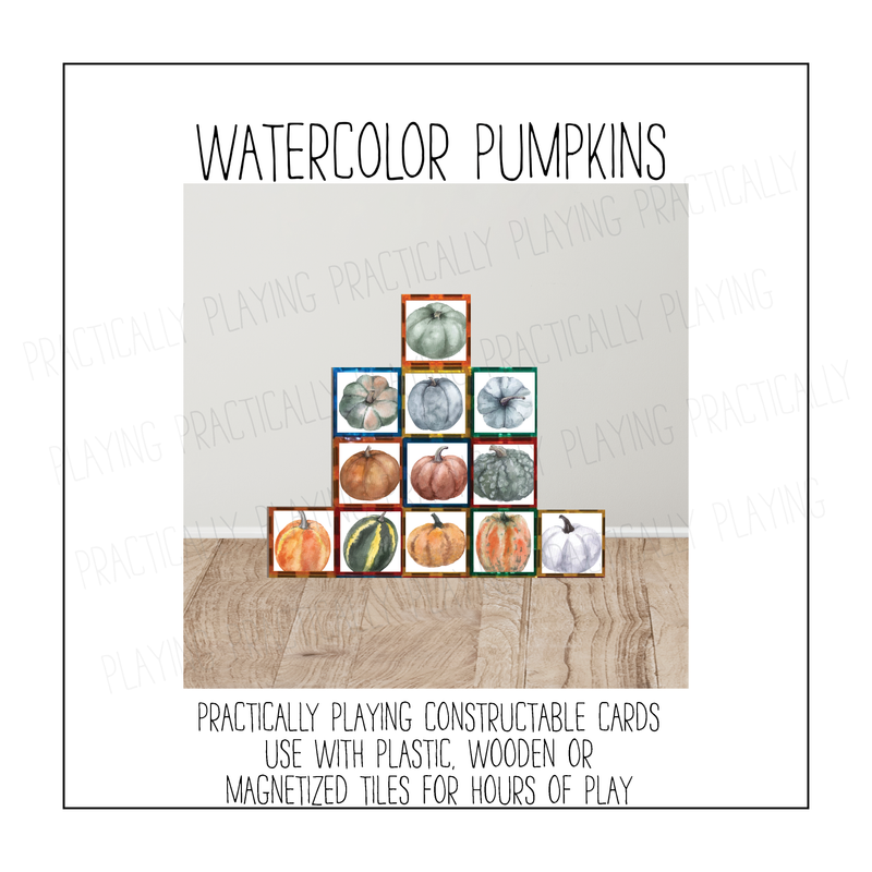 Watercolor Pumpkins Constructable Mini Pack