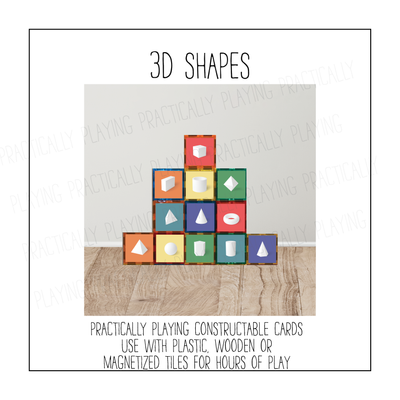 3D Shapes Constructable Mini Pack