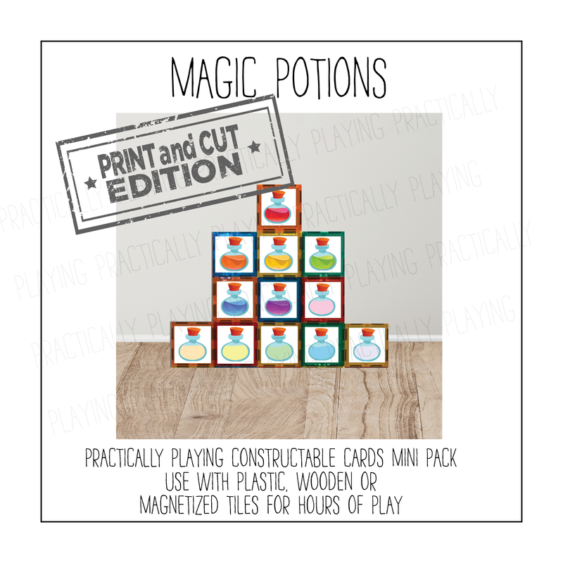 Magic Potion Kitchen Constructable Mini Pack - Cricut Print and Cut Compatible