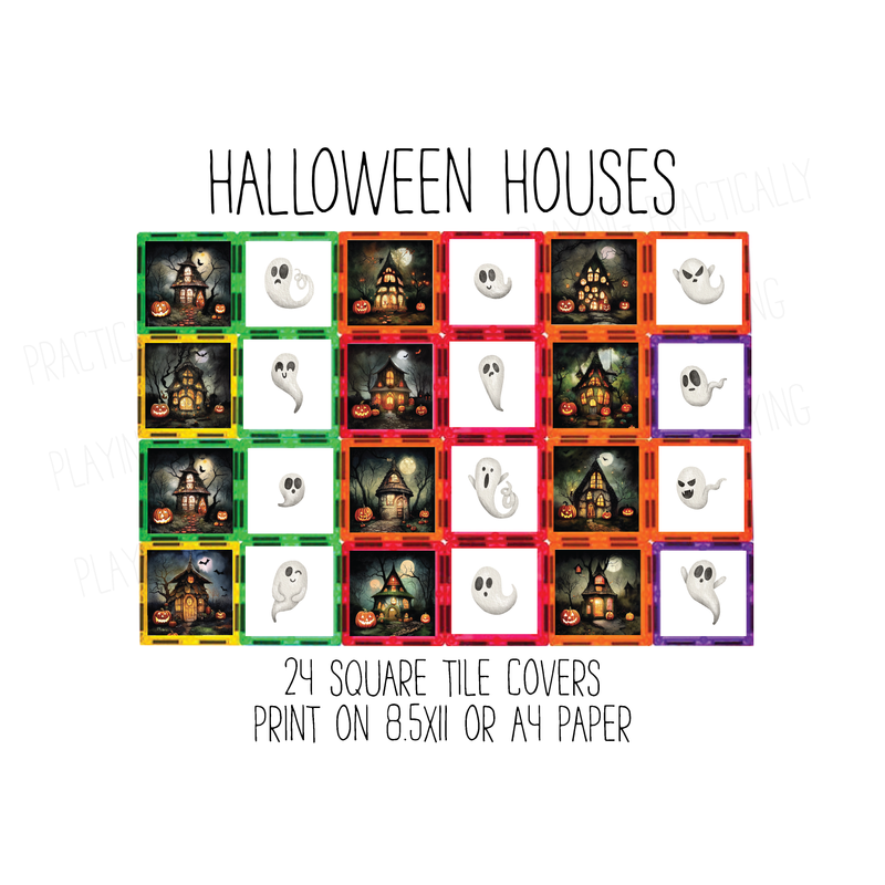 Halloween Houses & Ghosts Constructable