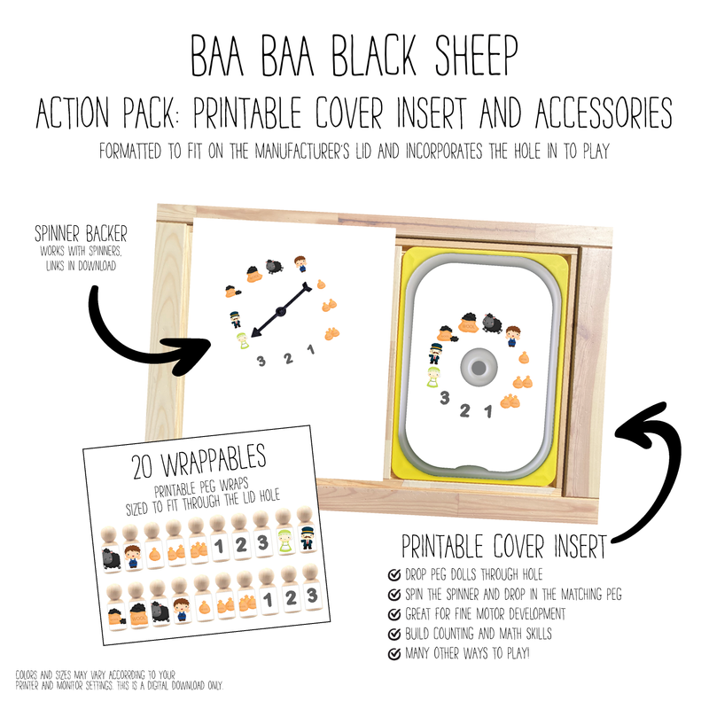 Baa Baa Cover Action Pack