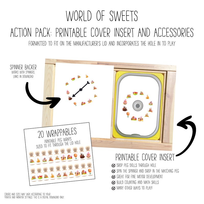 World of Sweets Cover Action Pack