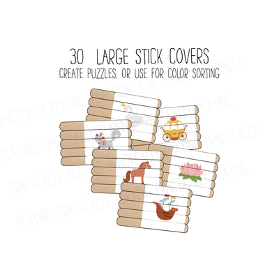 Kingdom Craft Stick Covers and Toppers