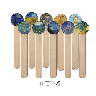 By VanGogh Craft Stick Covers and Toppers