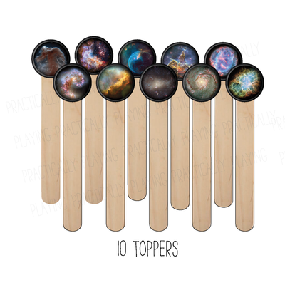 Hubble Space Telescope Craft Stick Covers and Toppers
