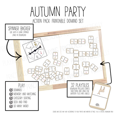 Autumn Party Domino Game Pack