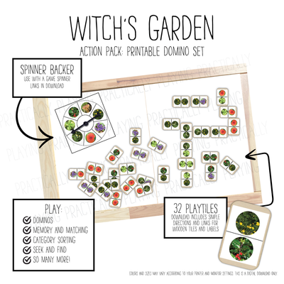 Witch's Garden Domino Game Pack