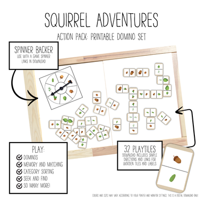 Squirrel Adventures Domino Game Pack