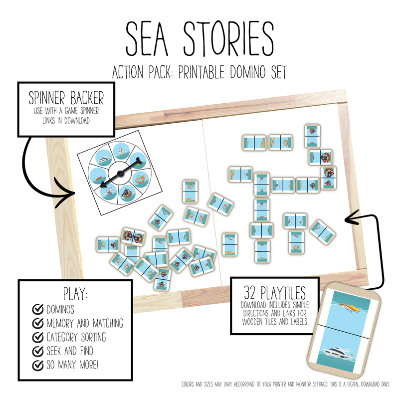 Sea Stories Domino Game Pack
