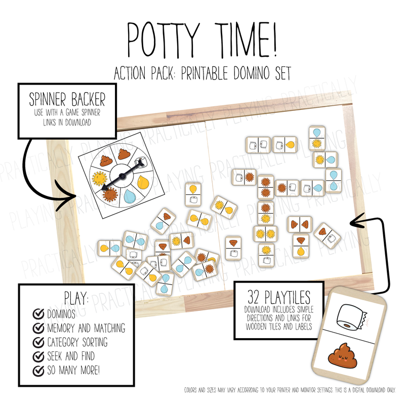 Potty Time Domino Game Pack