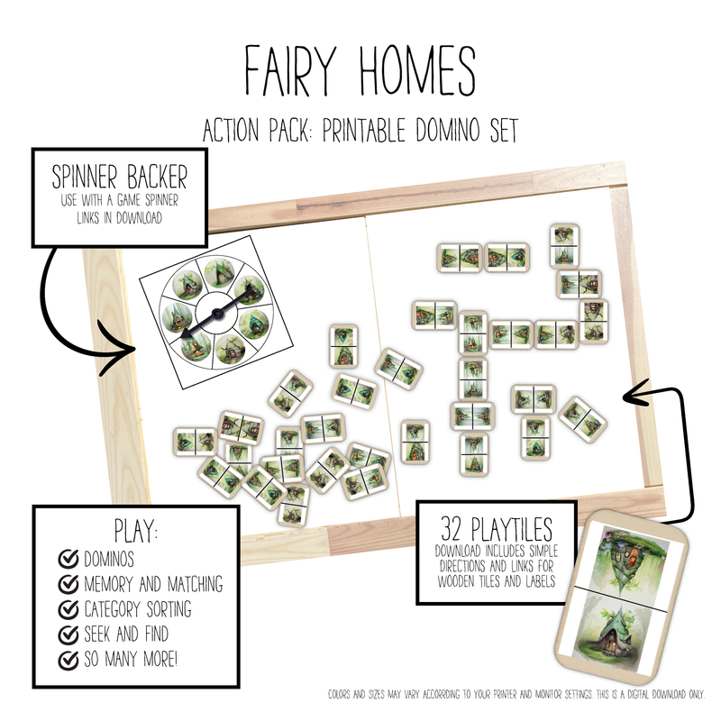 Fairy Homes Domino Game Pack