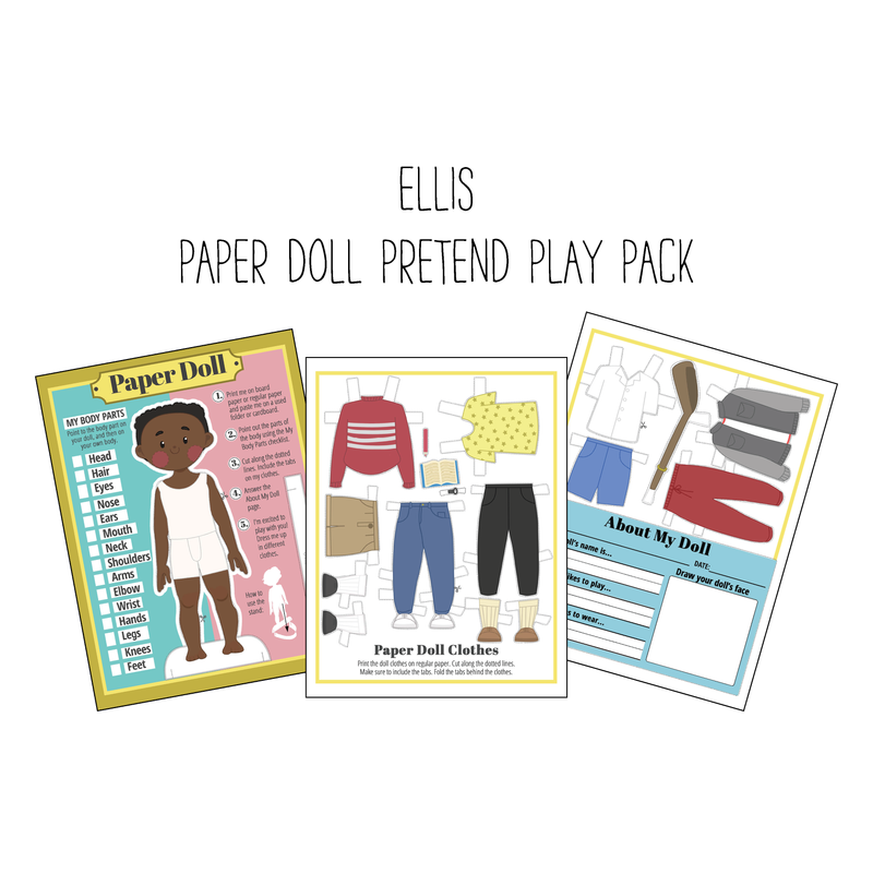 Paper Doll Dramatic Play Pack