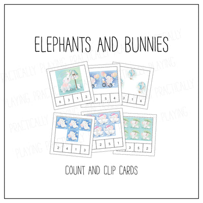 Bunny and Elephant Card Pack